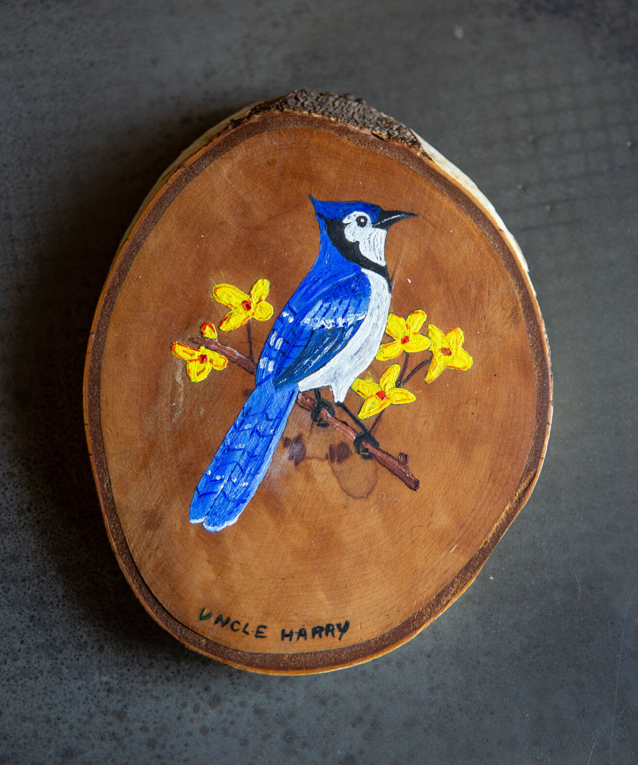 Birdcall Daughter seeks lost connections, paintings by her dad